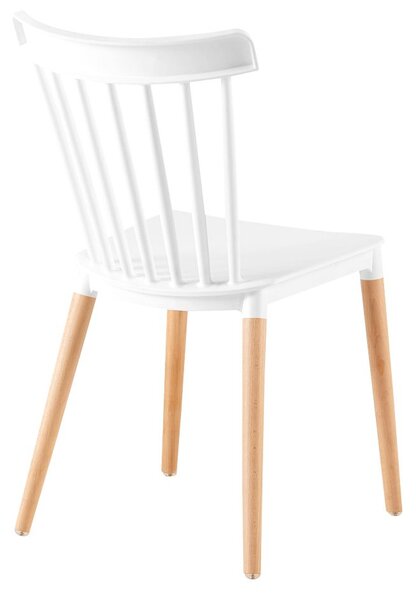 Blagovaonska stolica COSIMA (bijela + bukva)