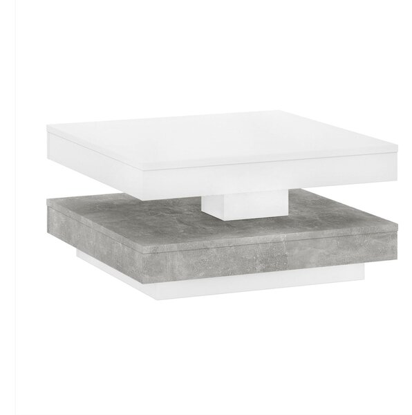 Stolić za kavu MANDA (bijela + beton)