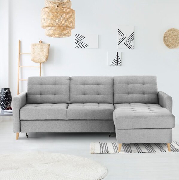 Kutna garnitura VISBY (svijetlosiva)