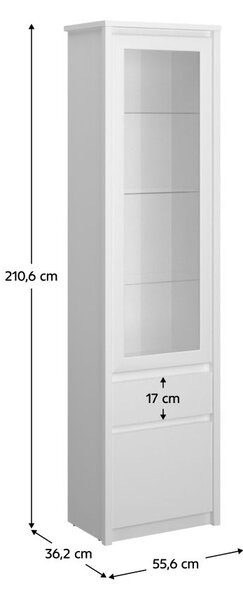 Zondo.hr Vitrina ERODON (bijela). 1091715
