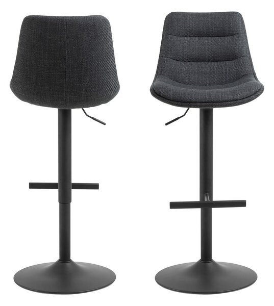 Siva barska stolica podesive visine (visine sjedala 65 cm) Adisa – Actona