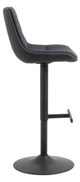 Siva barska stolica podesive visine (visine sjedala 65 cm) Adisa – Actona