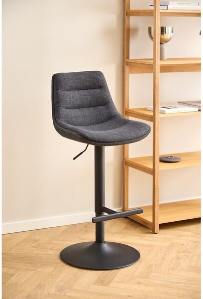 Siva barska stolica podesive visine (visine sjedala 65 cm) Adisa – Actona