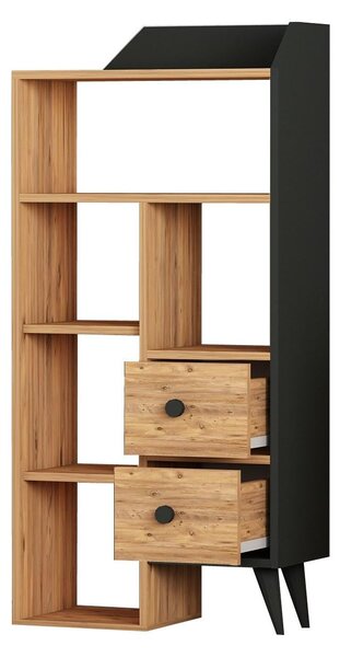 Zondo.hr Regal Dekube 1 (atlantski bor + crna) . 1092990