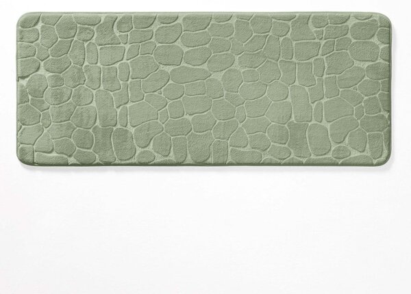 Zelena kupaonska prostirka 50x120 cm Ricochet – douceur d'intérieur