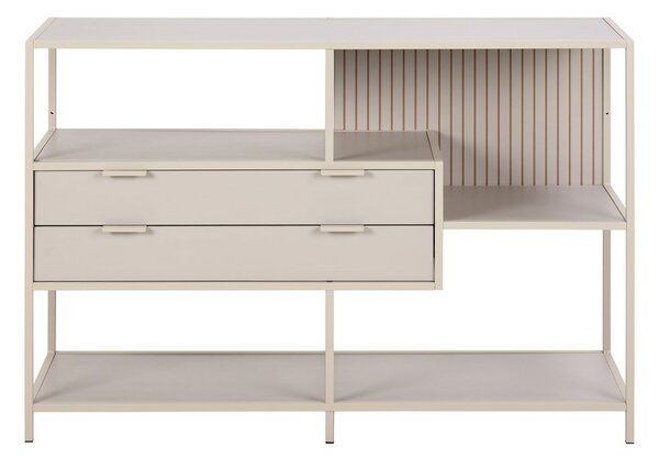 Siva biblioteka 114x78x35 cm Seaford – Actona