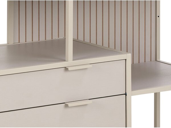 Siva biblioteka 114x78x35 cm Seaford – Actona