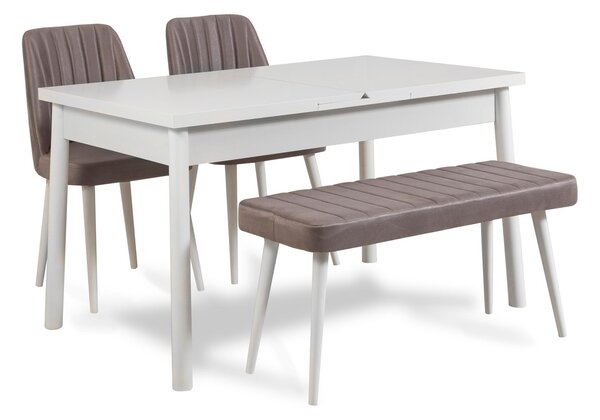Zondo.hr Blagovaonski set Vlasta 4 (bijela + siva) (za 4 osobe). Akcija -30%. 1093785
