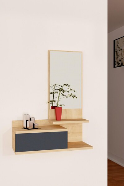 Zondo.hr Set za predsoblje Totutu 1 (hrast + antracit). Akcija -30%. 1093871