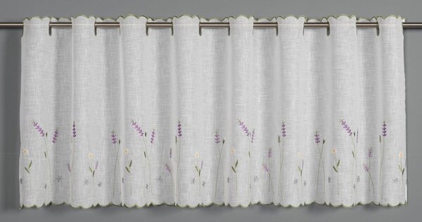 Bijela prozirna zavjesa 135x45 cm Lavender – Sehlbach