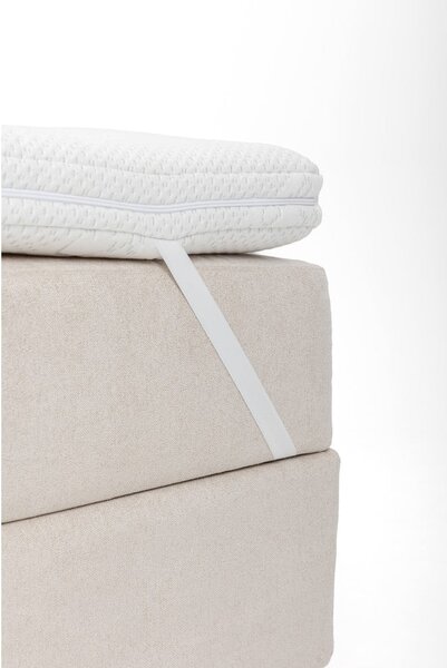 Plavi boxspring krevet s prostorom za odlaganje 160x200 cm Elva Bold – Bonami Selection