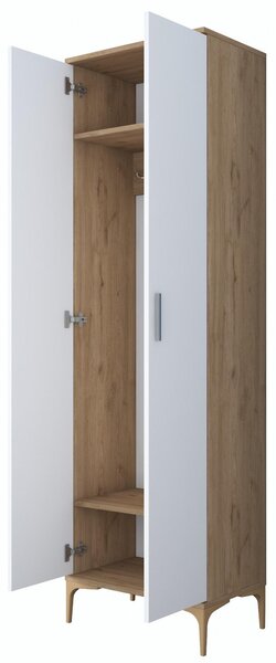 Zondo.hr Ormar za garderobu Daboko 1 (orah + bijela). Akcija -30%. 1093933