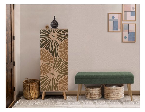 Zondo.hr Set za predsoblje Beside 29 (hrast sonoma + zelena). Akcija -32%. 1093993