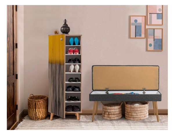 Zondo.hr Set za predsoblje Beside 2 (hrast sonoma + antracit). Akcija -32%. 1093995