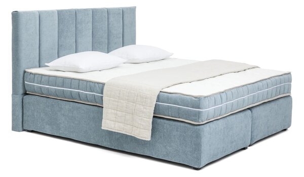 Plavi boxspring krevet 160x200 cm Olia Bold Line – Bonami Selection