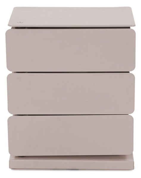 Smeđe-siva metalna komoda 37x45x26 cm Joey – Spinder Design