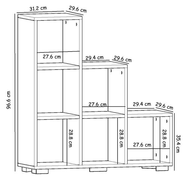 Zondo.hr Regal Sumulo (zafirov hrast). Akcija -30%. 1094249