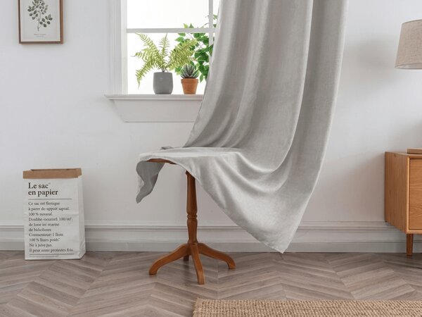 Zavjesa TAVIO 140x250 cm, svijetlo siva Sistem za vješanje: Metalni prstenovi