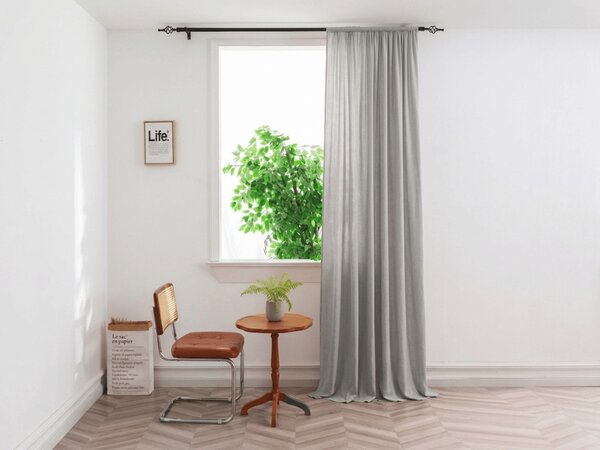 Zavjesa TAVIO 140x250 cm, svijetlo siva Sistem za vješanje: Metalni prstenovi