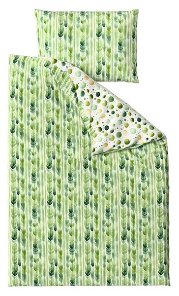 Kreš posteljina GREEN TREES POLY zelena Dimenzije posteljine: 70 x 90 cm | 140 x 200 cm