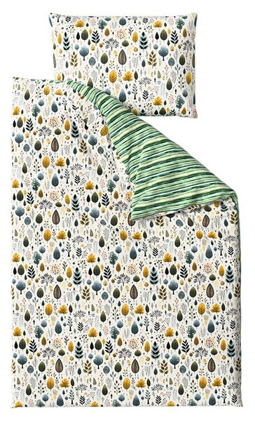 Krepposteljina TREEVELLA POLY zelena Dimenzije posteljine: 70 x 90 cm | 140 x 200 cm