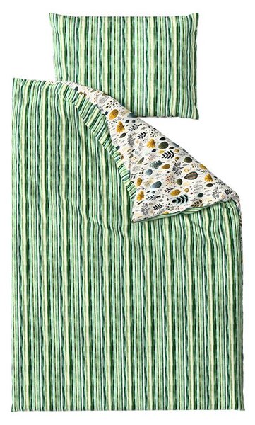 Krepposteljina TREEVELLA POLY zelena Dimenzije posteljine: 70 x 90 cm | 140 x 200 cm