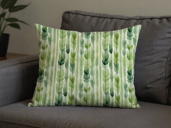 Poli pamučna jastučnica GREEN TREES POLY 50x70 cm, zelena