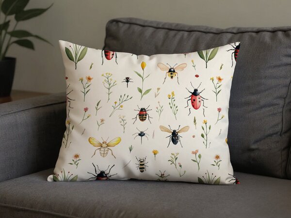 Poli-pamučna jastučnica INSECTA POLY 50x70 cm, šarena