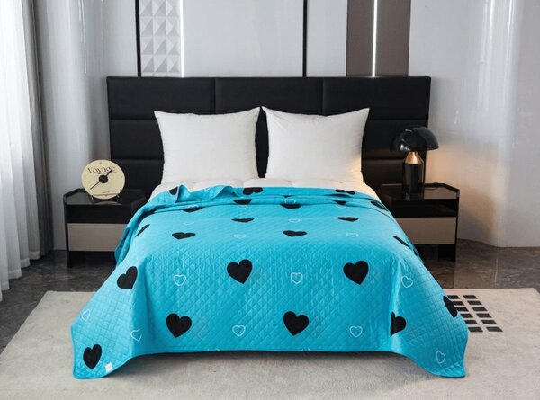 Prekrivač za krevet CORAZON plavi Dimenzije: 170 x 210 cm