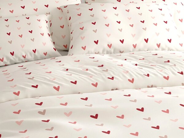Posteljina od mikrovlakana SOFHEARTS kremasta Dimenzije posteljine: 70 x 90 cm | 140 x 200 cm
