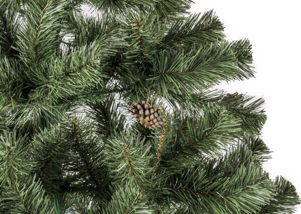 INLEA božićno drvce – smreka, 150cm, s borovim češerima i stalakom
