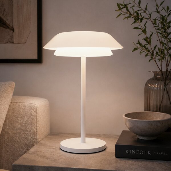 EGLO connect ARROYO-Z Smart LED stolna lampa, bijela, 34 cm, prigušiva, Bijela, Dnevni boravak/blagovaonica, Metal