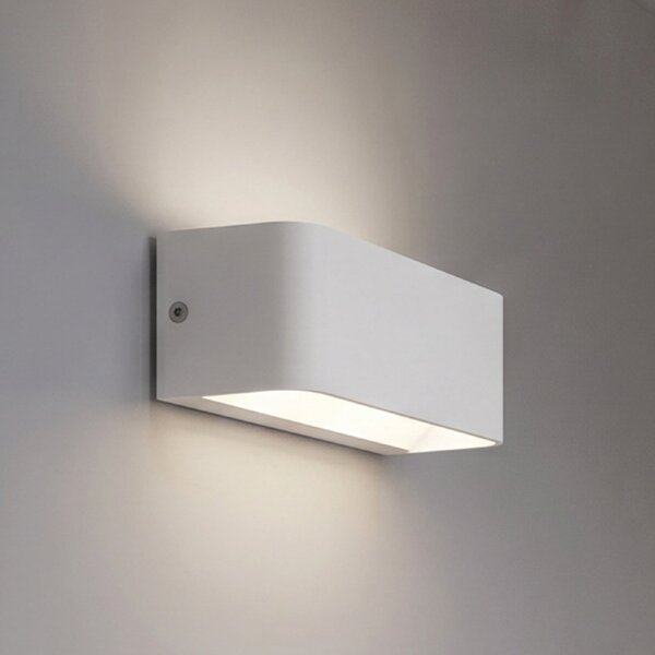 EGLO connect SANIA-Z pametna vanjska zidna LED svjetiljka, bijela, IP55, prigušiva, Bijela, Aluminij