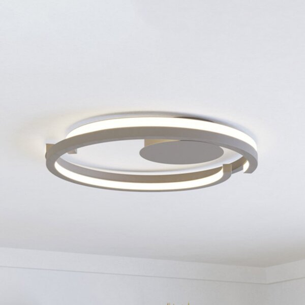 EGLO MEZZOMONTE LED stropna svjetiljka, bež, Ø 48 cm, CCT, prigušiva, Bež, Dnevni boravak/blagovaonica, Aluminij