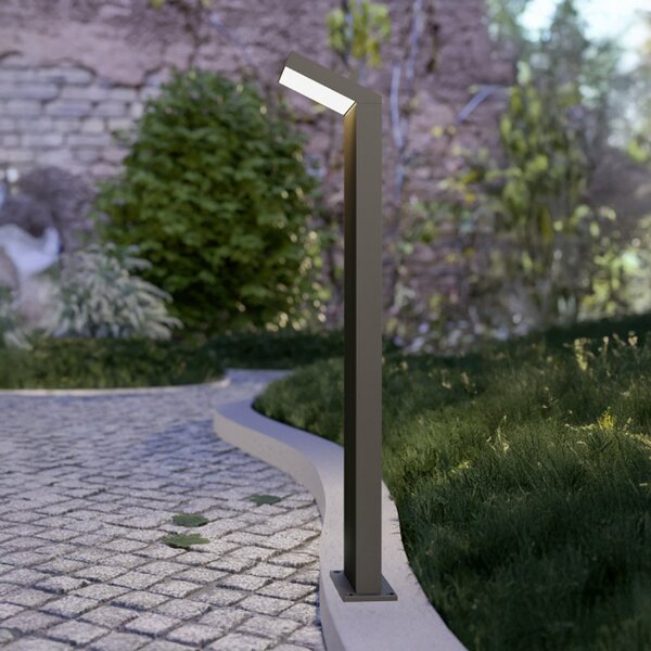 EGLO GROTTAZZOLINA LED svjetlo za stazu, crna, visina 80 cm, IP65, Crno, Aluminij