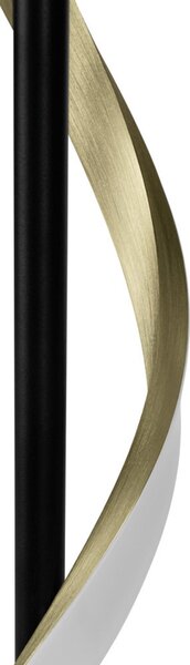 EGLO CONAPRATO LED stolna lampa, crna/mesing, 47 cm, CCT, prigušiva, Crno, Dnevni boravak/blagovaonica, Metal