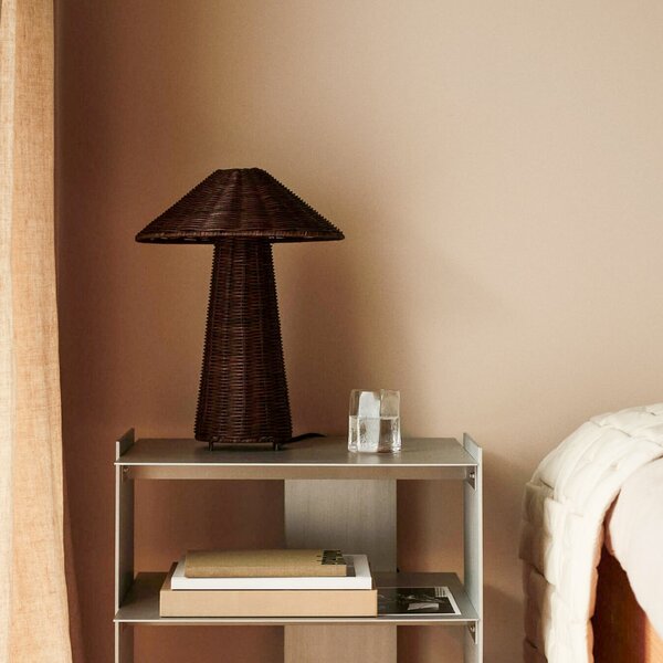 Stolne Lampa ferm LIVING, Dou, Smeđa / hrđa, Dnevna soba, Drvo, Dizajn