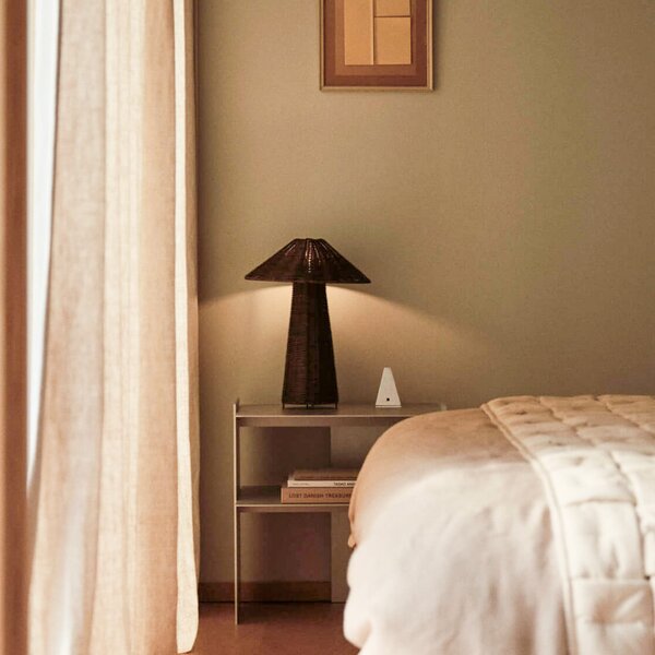 Stolne Lampa ferm LIVING, Dou, Smeđa / hrđa, Dnevna soba, Drvo, Dizajn
