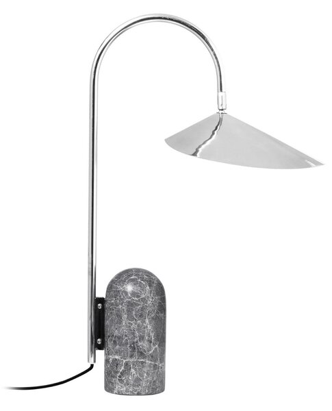 Stolne Lampa ferm LIVING, Arum, Metalik, Dnevna soba, Mramor, Dizajn