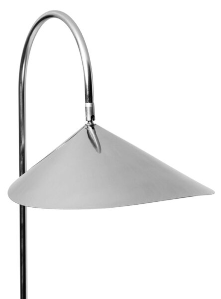 Podne Lampa ferm LIVING, Arum, Metalik, Dnevna soba, Mramor, Dizajn