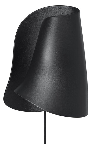 Zidne Svjetiljka ferm LIVING, OYSTER, Crno, Dnevna soba, Aluminij, Dizajn