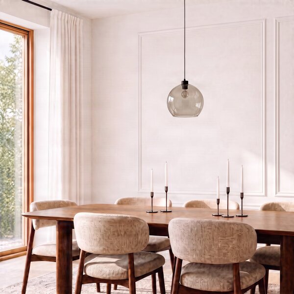 Viseće Svjetiljka TK Lighting, Cubus, prigušiv, Smeđa / hrđa, Dnevna soba, Staklo, Moderan