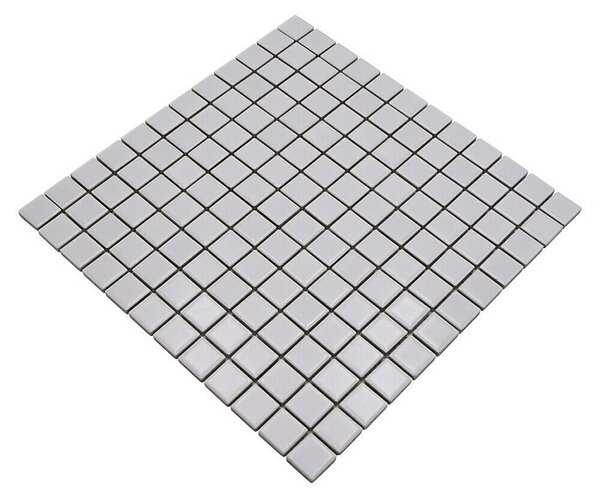 Mozaik pločica Quadrat Uni CG 114 (29,8 x 29,8 cm, Bijele boje, Mat)