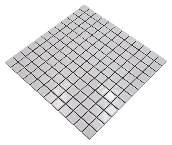 Mozaik pločica Quadrat Uni CG 104 (29,8 x 29,8 cm, Bijele boje, Sjaj)