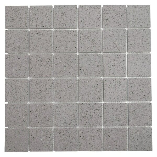 Mozaik pločica Quadrat Artifical XCM ASM43 (30,5 x 30,5 cm, Sive boje, Sjaj)