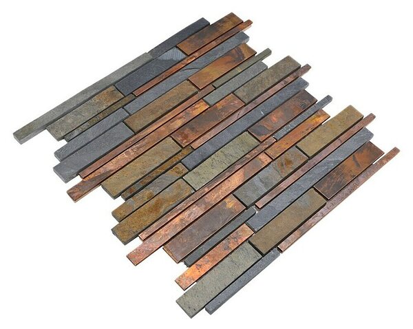 Mozaik pločica Verbund Mix XSK 565 (30 x 31 cm, Bakar, Mat)