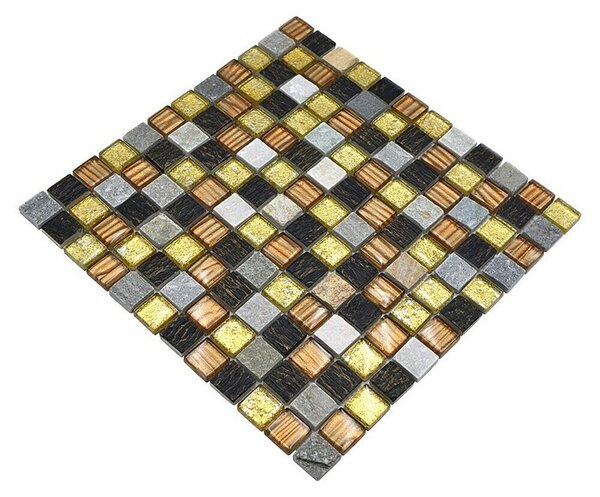 Mozaik pločica Quadrat Crystal Mix XCM CR17 (30 x 30 cm, Mat)