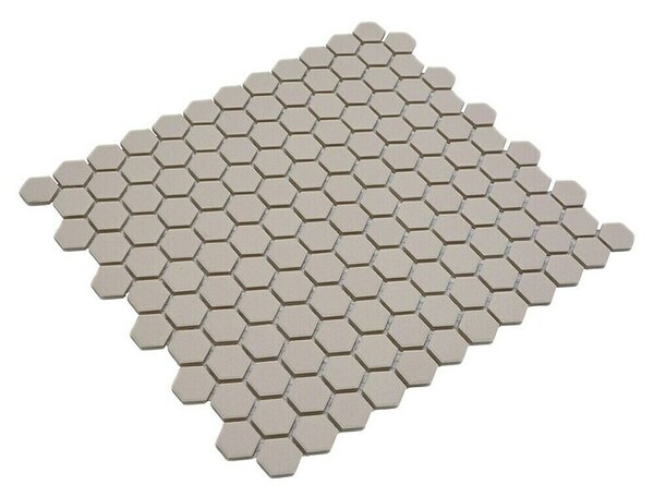 Mozaik pločica Hexagon Uni CU HX020 (26 x 30 cm, Bež boje, Mat)