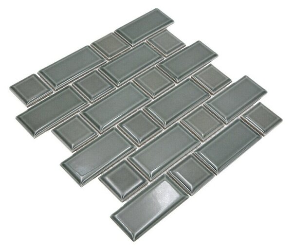 Mozaik pločica Metro Uni CG M06PM (29,4 x 29,1 cm, Petrolej, Sjaj)