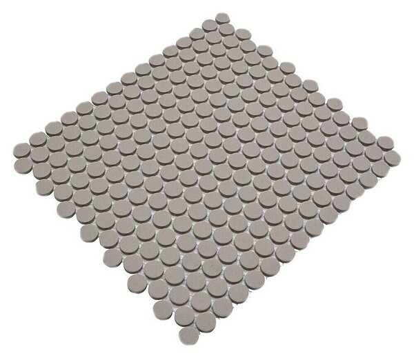 Mozaik pločica Knopf Uni CU K217 (31,5 x 29,4 cm, Svijetlosive boje, Mat)